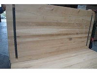 1x massief eiken tafelblad 1m80 - afbeelding 3 van  4
