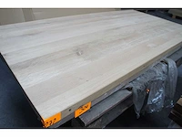 1x massief eiken tafelblad 1m80 - afbeelding 2 van  4