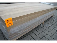 1x massief eiken tafelblad 2m10 - afbeelding 3 van  3