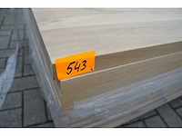 1x massief eiken tafelblad 2m10 - afbeelding 2 van  4
