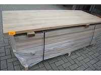1x massief eiken tafelblad 2m50 - afbeelding 1 van  3