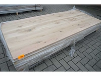 1x massief eiken tafelblad 2m50 - afbeelding 1 van  3