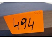 1x massief eiken tafelblad 2m50 - afbeelding 2 van  6