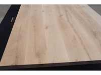 1x massief eiken tafelblad 2m50 - afbeelding 4 van  6