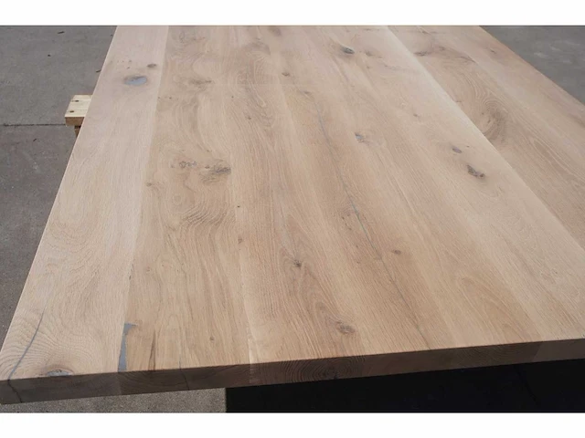 1x massief eiken tafelblad 2m50 - afbeelding 5 van  6