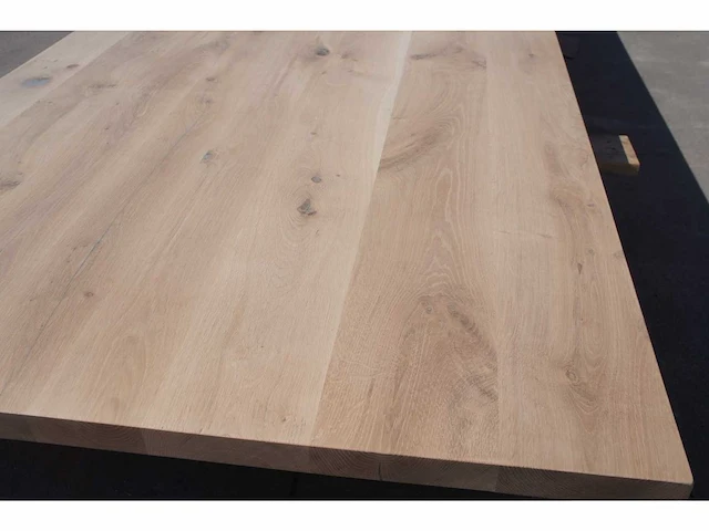 1x massief eiken tafelblad 2m50 - afbeelding 6 van  6