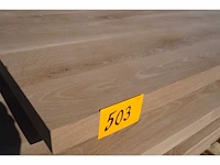 1x massief eiken tafelblad 2m50 - afbeelding 3 van  6