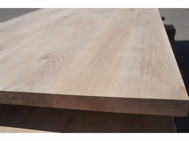 1x massief eiken tafelblad 2m50 - afbeelding 6 van  6