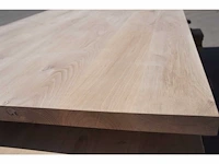 1x massief eiken tafelblad 2m50 - afbeelding 6 van  6