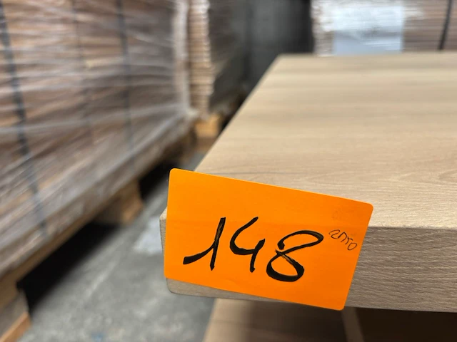 1x massief eiken tafelblad 2m50 - afbeelding 2 van  4