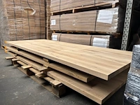 1x massief eiken tafelblad 2m50 - afbeelding 4 van  4