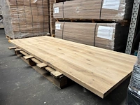 1x massief eiken tafelblad 2m50 - afbeelding 2 van  4