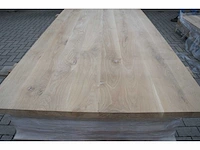 1x massief eiken tafelblad 2m50 - afbeelding 2 van  3