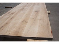 1x massief eiken tafelblad 2m70 - afbeelding 3 van  5