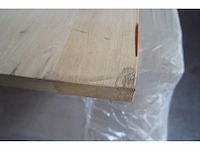 1x massief eiken tafelblad 2m80 - afbeelding 3 van  5