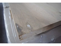 1x massief eiken tafelblad 2m80 - afbeelding 4 van  5