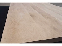 1x massief eiken tafelblad 2m90 - afbeelding 4 van  5