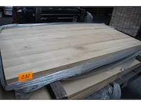1x massief eiken tafelblad 2m - afbeelding 1 van  6