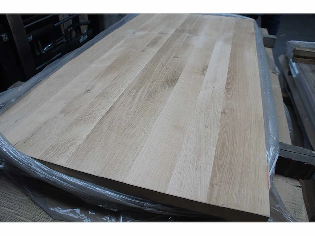 1x massief eiken tafelblad 2m - afbeelding 6 van  6