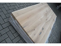 1x massief eiken tafelblad boomstameffect 2m10 - afbeelding 2 van  3