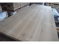 1x massief eiken tafelblad boomstameffect 2m40 - afbeelding 3 van  5
