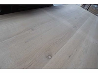 1x massief eiken tafelblad boomstameffect 2m40 - afbeelding 4 van  5