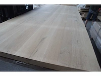1x massief eiken tafelblad boomstameffect 2m40 - afbeelding 5 van  5