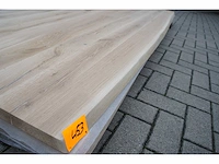 1x massief eiken tafelblad boomstameffect 2m50 - afbeelding 2 van  3