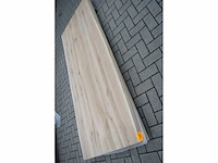1x massief eiken tafelblad boomstameffect 2m50 - afbeelding 1 van  3