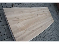1x massief eiken tafelblad boomstameffect 2m50 - afbeelding 2 van  3