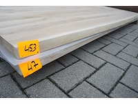 1x massief eiken tafelblad boomstameffect 2m50 - afbeelding 3 van  3