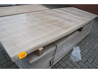 1x massief eiken tafelblad boomstameffect 2m80 - afbeelding 1 van  4