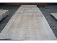 1x massief eiken tafelblad boomstameffect 2m80 - afbeelding 3 van  4