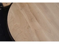1x massief eiken tafelblad rond 1m10 - afbeelding 7 van  7