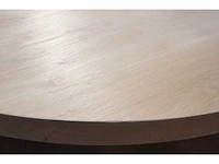1x massief eiken tafelblad rond 1m - afbeelding 7 van  7