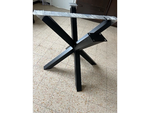 1x massief eiken tafelblad rond 1m - afbeelding 2 van  6