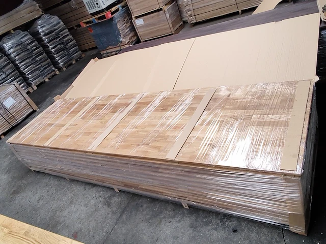 1x massief eiken vergadertafelblad 4m - afbeelding 5 van  10