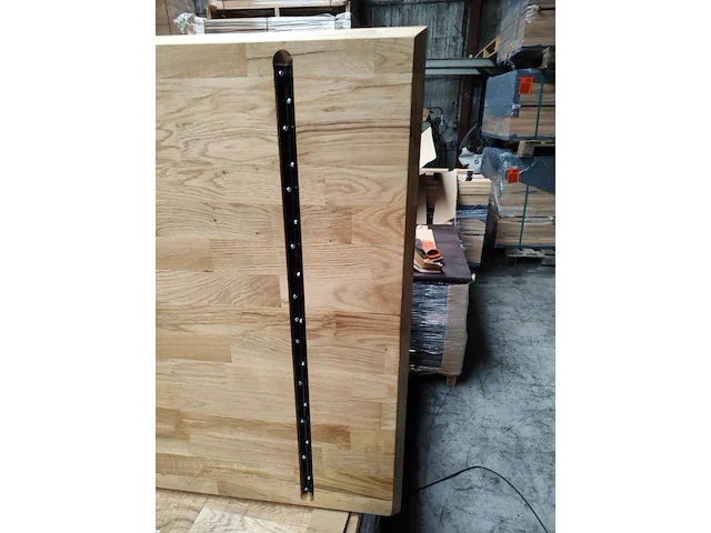 1x massief eiken vergadertafelblad 4m - afbeelding 7 van  10