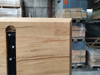 1x massief eiken vergadertafelblad 4m - afbeelding 8 van  10
