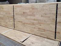 1x massief eiken vergadertafelblad 4m - afbeelding 4 van  4