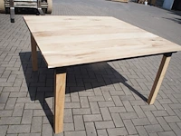 1x massieve buitentafel eik 1m50 - afbeelding 1 van  5