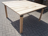 1x massieve buitentafel eik 1m50 - afbeelding 2 van  5