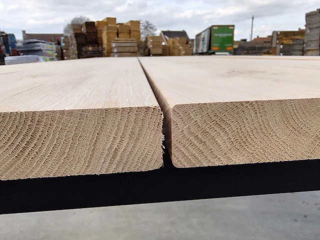 1x massieve buitentafel eik 2m50 - afbeelding 3 van  4