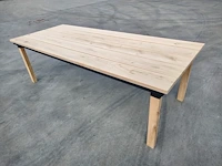 1x massieve buitentafel eik 2m80 - afbeelding 3 van  8