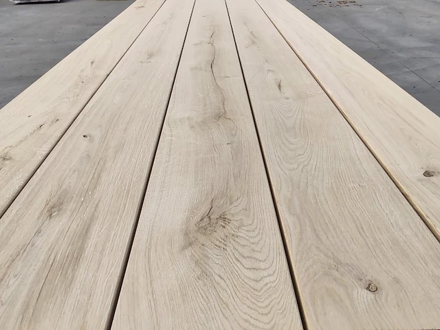 1x massieve buitentafel eik 2m80 - afbeelding 5 van  8