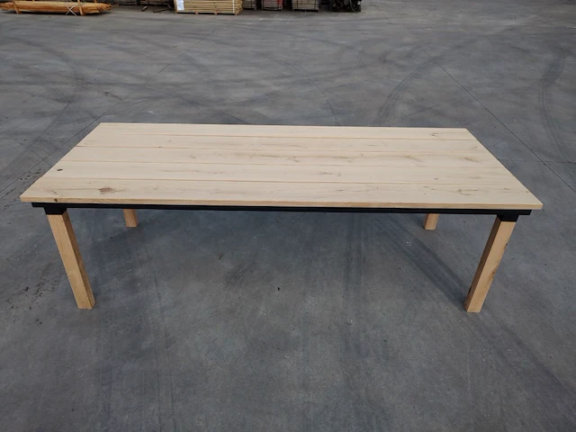 1x massieve buitentafel eik 2m80 - afbeelding 8 van  8