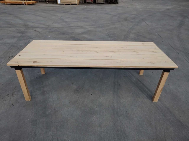1x massieve buitentafel eik 2m80 - afbeelding 8 van  8