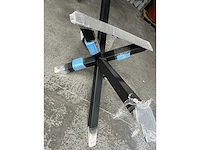 1x metalen onderstel "matrix" groot - afbeelding 3 van  3