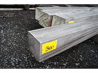 1x padouk poortpaal 115x115 - afbeelding 2 van  4
