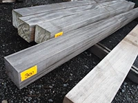 1x padouk poortpaal 115x115 - afbeelding 1 van  4